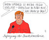 Cartoon: befragung (small) by Andreas Prüstel tagged bundestag,befragung,bundeskanzlerin,sarah,lombardi,astroalex,cartoon,karikatur,andreas,pruestel