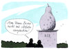 Cartoon: birne (small) by Andreas Prüstel tagged helmut,kohl,tod,birne,denkmal,äpfel,cartoon,karikatur,andreas,pruestel