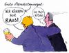 Cartoon: boris and nigel (small) by Andreas Prüstel tagged brexit,großbritannien,populisten,rücktritte,boris,johnson,nigel,farage,ukip,cartoon,karikatur,andreas,pruestel