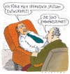 Cartoon: couch 2 (small) by Andreas Prüstel tagged psychoanalyse,psychoanalytiker,zahnarzt