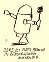Cartoon: D3R3 (small) by Andreas Prüstel tagged roboter,bürgerlich,bürgertum,braunes,cartoon,karikatur,andreas,pruestel