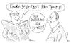 Cartoon: einreiseverbot (small) by Andreas Prüstel tagged usa,trump,einreiseverbot,muslime,muslimische,länder,oberstes,gericht,cartoon,karikatur,andreas,pruestel