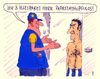 Cartoon: der kleine grieche (small) by Andreas Prüstel tagged griechenland,schuldenkrise,staatskrise,kleiner,grieche,drittes,hilfspaket,eu,europa,euro,institutionen,paket,cartoon,karikatur,andreas,pruestel