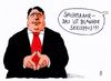 Cartoon: ermahnung (small) by Andreas Prüstel tagged sexismus,debatte,köln,übergriffe,sexistisch,gabriel,merkel,raute,cartoon,karikatur,andreas,pruestel