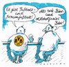 Cartoon: fußballvergleich (small) by Andreas Prüstel tagged fußball,frauenfußball,weltmeisterschaft,bier,alkoholfreies,borussia,dortmund,cartoon,karikatur,andreas,pruestel