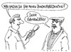 Cartoon: gauckzeit (small) by Andreas Prüstel tagged bundespräsident,gauck,imterview,medien