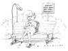 Cartoon: geborgenheit (small) by Andreas Prüstel tagged videoüberwchung,bank,park,seniorin