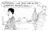 Cartoon: gefallener engel (small) by Andreas Prüstel tagged margot,käßmann,ekd,ablehnung,des,afghanistaneinsatzes