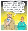Cartoon: genie (small) by Andreas Prüstel tagged fussball,bundesliga,tv,reporter,traumtor,selbsttor