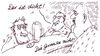 Cartoon: grenze (small) by Andreas Prüstel tagged flüchtlingszustrom,grenzkontrollen,grenzschließung,cartoon,karikatur,andreas,pruestel