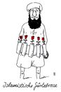 Cartoon: gürtelrose (small) by Andreas Prüstel tagged gürtelrose,islamist,sprengstoffgürtel,selbstmordattentäter,rosen,cartoon,karikatur,andreas,pruestel