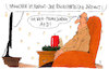 Cartoon: heißer parteitag (small) by Andreas Prüstel tagged afd,parteitag,hannover,richtungskämpfe,reichsparteitag,advent,cartoon,karikatur,andreas,pruestel