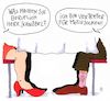 Cartoon: herr schnöbel (small) by Andreas Prüstel tagged date,socken,motivsocken,vertreter,cartoon,karikatur,andreas,pruestel