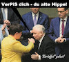 Cartoon: hippe (small) by Andreas Prüstel tagged polen,pispartei,szydlo,kaczynski,premierministerwechsel,cartoon,collage,andreas,pruestel