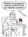 Cartoon: hobby time (small) by Andreas Prüstel tagged hobby,malen,ausmalen,ausmalbücher,erwachsene,cartoon,karikatur,andreas,pruestel