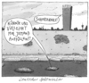 Cartoon: im land der löcher (small) by Andreas Prüstel tagged winterschäden,arme,kommunen,oben,und,unten