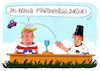 Cartoon: importzölle (small) by Andreas Prüstel tagged usa,europa,trump,handelskrieg,importzölle,deutsche,autos,cartoon,karikatur,andreas,pruestel