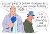 Cartoon: irgendwie (small) by Andreas Prüstel tagged deutsche,einheit,ost,west,rechtspopulisten,rechtsradikale,höcke,poggenburg,gauland,cartoon,karikatur,andreas,pruestel