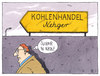 Cartoon: kohlenhandel (small) by Andreas Prüstel tagged rassismus,unworte,kohlenhandel,nazi,neonazi,cartoon,karikatur