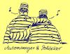 Cartoon: kumpanei (small) by Andreas Prüstel tagged deutsche,autoindustrie,politiker,abgasskandal,kumpanei,dieselgipfel,cartoon,karikatur,andreas,pruestel