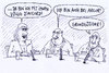 Cartoon: laber-tv (small) by Andreas Prüstel tagged tv,fernsehen,gesprächsrunde,daccor,arcor,grundgütiger,cartoon,karikatur,andreas,pruestel