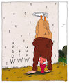 Cartoon: mützenmann (small) by Andreas Prüstel tagged internet,webseiten,cartoon,karikatur,andreas,pruestel