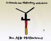Cartoon: mutterkreuz (small) by Andreas Prüstel tagged afd,muttertag,mutterkreuz,deutschnational,erzkonservativ,frauenbild,rechtspopulismus,cartoon,karikatur,andreas,pruestel