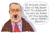 Cartoon: nebenjob (small) by Andreas Prüstel tagged exbundespräsident,christian,wulff,ehrensold,nebenjob,prokurist,türkisches,modelabel,erdogan,cartoon,karikatur,andreas,pruestel