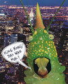 Cartoon: new yorker (small) by Andreas Prüstel tagged newyork,kingkong,monster