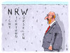 Cartoon: nrw-wahl (small) by Andreas Prüstel tagged nrw,landtagswahlen,umfragewerte,spd,kleine,bundestagswahl,martin,schulz,würselen,cartoon,karikatur,andreas,pruestel