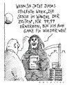 Cartoon: opulent (small) by Andreas Prüstel tagged tod,fachbuch,business,sense,haustürverkauf