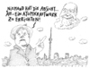 Cartoon: o.t. (small) by Andreas Prüstel tagged merkel,cdu,atomkraft,ulbricht,berliner,mauer