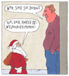 Cartoon: o.t. (small) by Andreas Prüstel tagged weihnachtsmann weihnachten hartz iv