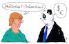 Cartoon: pandapolitik (small) by Andreas Prüstel tagged china,deutschland,annäherung,merkel,xi,jinping,pandabären,schätzchen,träumchen,cartoon,karikatur,andreas,pruestel