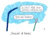 Cartoon: plastikverdrängung (small) by Andreas Prüstel tagged eu,plastikverbote,trinkhalme,wattestäbchen,cartoon,karikatur,andreas,pruestel