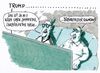 Cartoon: präsident trump (small) by Andreas Prüstel tagged usa,präsidentschaftswahlen,prösident,donald,trump,cartoon,karikatur,andreas,pruestel