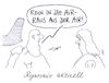 Cartoon: ryanair (small) by Andreas Prüstel tagged ryanair,streiks,europa,urlaub,flugausfälle,cartoon,karikatur,andreas,pruestel