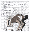 Cartoon: saubermännchen (small) by Andreas Prüstel tagged strauß,wc,sauberkeit,hygiene