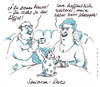 Cartoon: seniorendate (small) by Andreas Prüstel tagged date,kaffee,anspielung,potenz,senioren