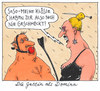 Cartoon: sm haushalt (small) by Andreas Prüstel tagged sm,ehe,ehepaar,domina,klösse