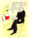 Cartoon: sukzessive (small) by Andreas Prüstel tagged intellektualität,pseudointellektualität,geschwätz,degradation