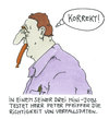 Cartoon: tester (small) by Andreas Prüstel tagged lebensmittel,verfallsdaten,test,minijobs,würstchen
