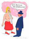 Cartoon: ton spezial (small) by Andreas Prüstel tagged brustton,überzeugung,brust,geschlechter