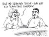 Cartoon: traumpaar (small) by Andreas Prüstel tagged eisbär,knut,elizabethtayler,tod,kino,hollywood
