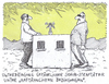 Cartoon: unterbringung (small) by Andreas Prüstel tagged sexualstraftäter,justiz,reform,sicherungsverwahrung,strafvollzug