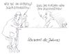 Cartoon: unwortig (small) by Andreas Prüstel tagged unwort,des,jahres,volksverräter,nazivokabular,rechtspopulismus,spd,cartoon,karikatur,andreas,pruestel