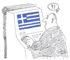 Cartoon: ups (small) by Andreas Prüstel tagged griechenland staatspleite konto prvatpleite geldautomat bank