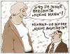 Cartoon: volkszwerg (small) by Andreas Prüstel tagged der,einfache,mann