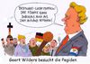 Cartoon: wilders pegida (small) by Andreas Prüstel tagged pegida,geert,wilders,führer,ausländer,dresden,cartoon,karikatur,andreas,pruestel
