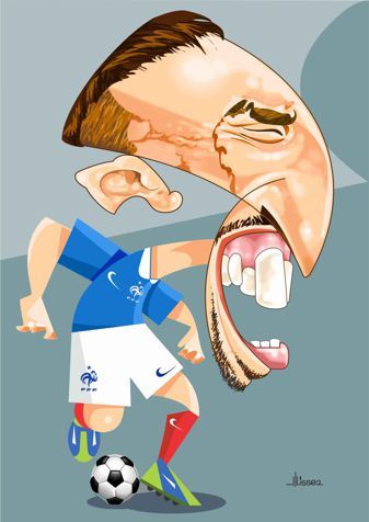 Cartoon: Franck Ribery (medium) by Ulisses-araujo tagged franck,ribery